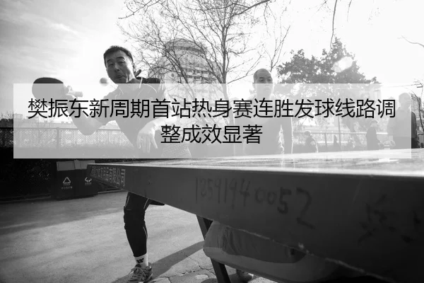 樊振东新周期首站热身赛连胜发球线路调整成效显著 - FBSPORTS